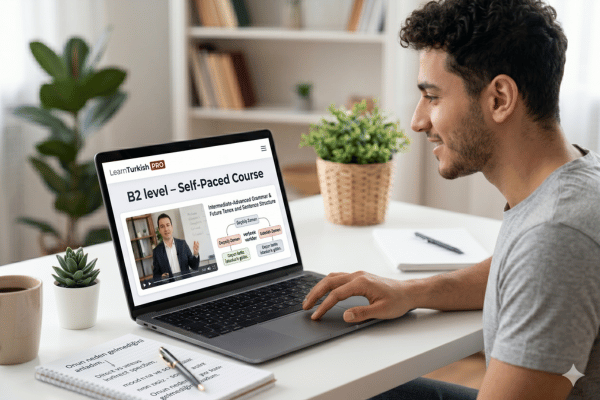 B2 level - self paced course